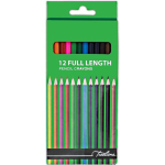 Treeline Full Length Pencil Crayons 12's